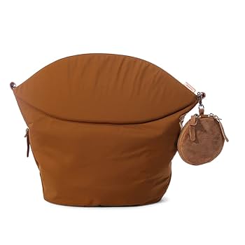 Amazon | [ノルン] ショルダーバッグ 抱っこバッグ キャメル